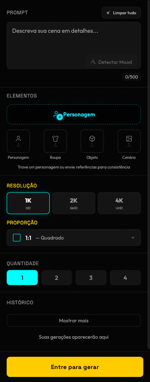 Elementos, resolução e proporção
